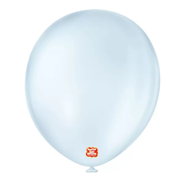balão latex são roque candy colors n16 azul