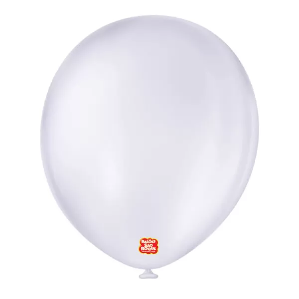 balão látex são roque candy colors n16 lilás