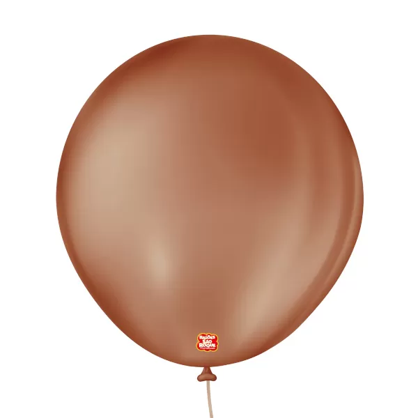 balão látex são roque liso redondo n8 café brasil