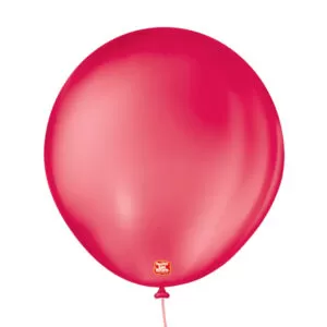 balão látex são roque liso redondo n8 rubi