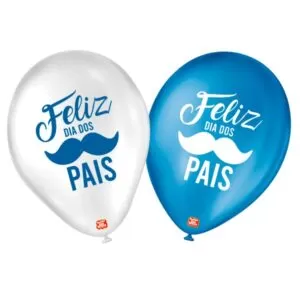 balões personalizados feliz dia dos pais