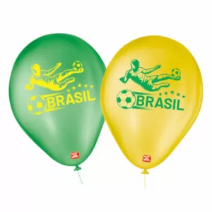 balões personalizados seleção brasileira copa do mundo